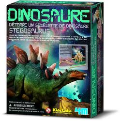 4m Kidzlabs: graaf-je-dinosaurus-op stegosaurus franstalig