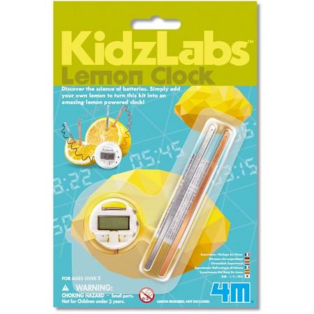 4m Kidzlabs science: citroen klok