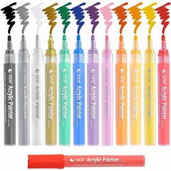   acryl stiften set - 12 kleuren - acryl markers