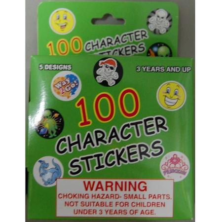 3 maal 100 SKULL stickers
