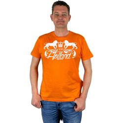 Oranje Heren T-Shirt - 1890 Holland -  Voor Koningsdag - Holland - Formule 1 - EK/WK Voetbal - Maat XL