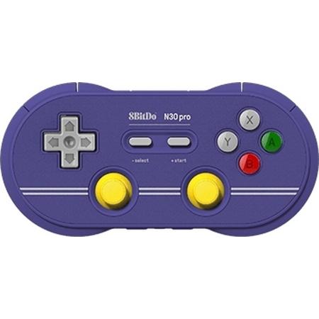 8Bitdo N30 Pro 2 Gamepad Android,Nintendo Switch,PC Paars