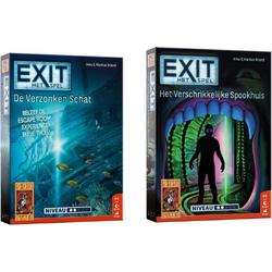 Spellenbundel - 2 Stuks - Exit - De Verzonken Schat & Het Verschrikkelijke Spookhuis