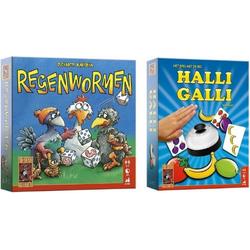 Spellenbundel -   - 2 Stuks - Regenwormen & Halli Galli
