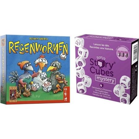 Spellenbundel - Dobbelspel - 2 Stuks - Rorys Sory Cubes Mystery & Regenwormen