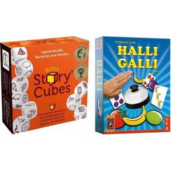 Spellenbundel -   - 2 Stuks - Rorys Story Cubes Original & Halli Galli