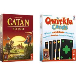 Spellenbundel - Kaartspel - 2 stuks - Catan: Het duel & Qwirkle