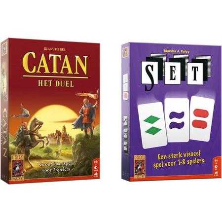 Spellenbundel - Kaartspel - 2 stuks - Catan: Het duel & SET!