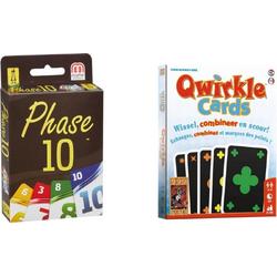 Spellenbundel - Kaartspel - 2 stuks - Phase 10 & Qwirkle Kaartspel