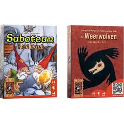 Spellenbundel - Kaartspel - 2 stuks - Saboteur: Het duel & De Weerwolven van Wakkerdam