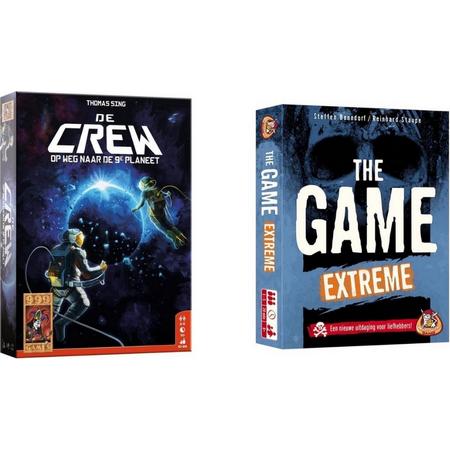 Spellenbundel - Kaartspellen - 2 Stuks - De Crew & The Game Extreme