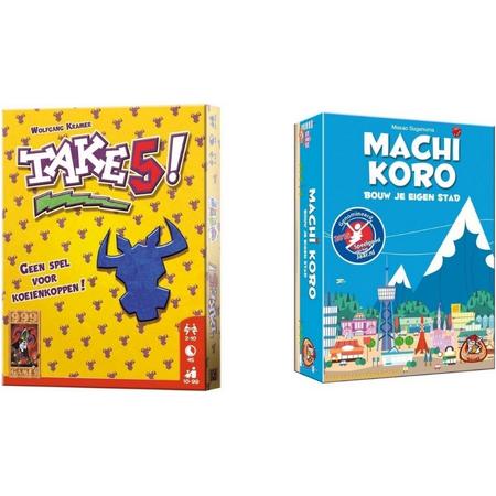 Spellenbundel - Kaartspellen - 2 Stuks - Take 5! & Machi Koro Basisspel