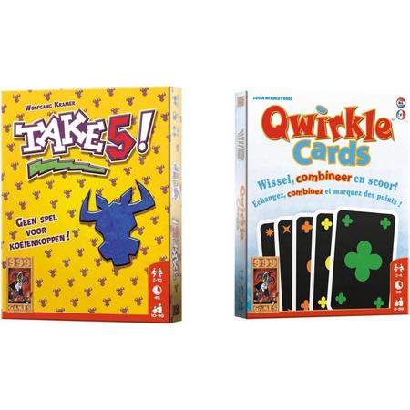 Spellenbundel - Kaartspellen - 2 Stuks - Take 5! & Qwirkle