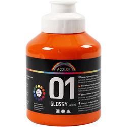 A-color Glossy acrylverf, oranje, 01 - glossy, 500 ml