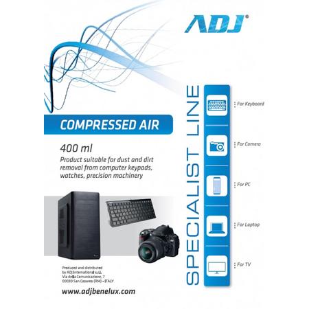ADJ 400ml Compressed Air Duster - Persluchtreiniger