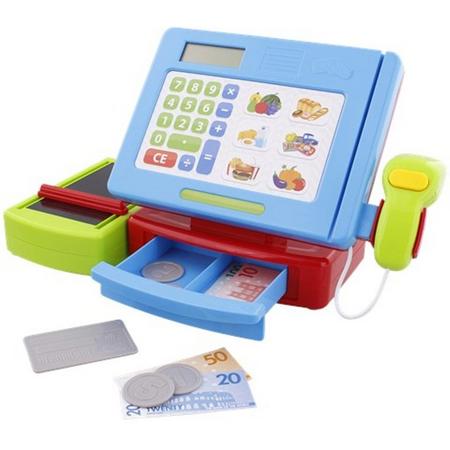 Mini Matters Kassa met Touchscreen en Scanner- Speelgoed- Kinderspeelgoed- Supermarkt Speelgoed- Kinderen- Amuseren- Vrij tijd- Kinderspeelgoed