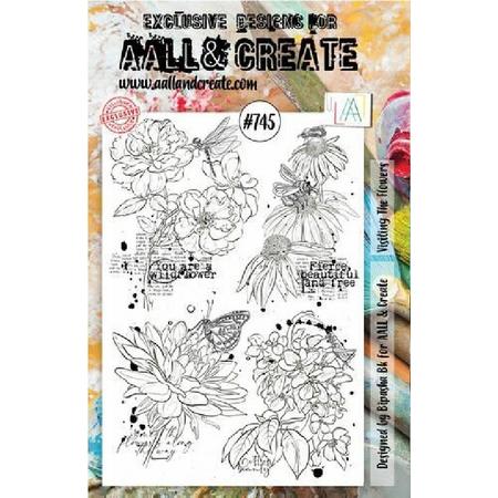 Aall & Create clearstamps A5 - Visiting the flowers