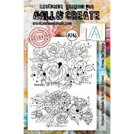 Aall & Create clearstamps A6 - Dreams that blossom