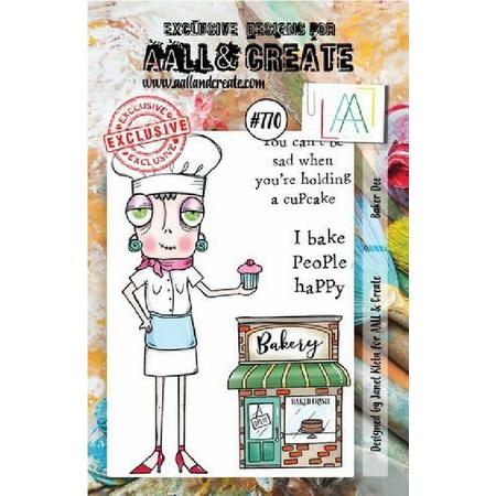 Aall & Create clearstamps A7 - Baker dee