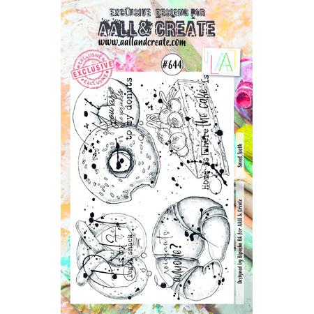 Clear Stamp Set A6 Sweet Tooth (AALL-TP-644)