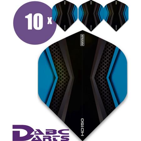 ABC Darts Flights - Pentathlon HD150 Blauw - 10 sets (30 st.) Stevige Dart Flights