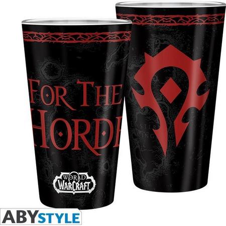 Abysse World Of Warcraft - Horde 400ml Large Glass (ABYVER154)
