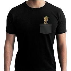 Marvel - Pocket Groot Black Man T-Shirt M