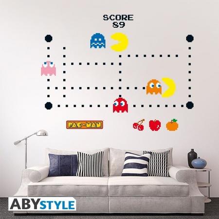 PAC-MAN - Stickers - 50x70cm - Characters & Maze