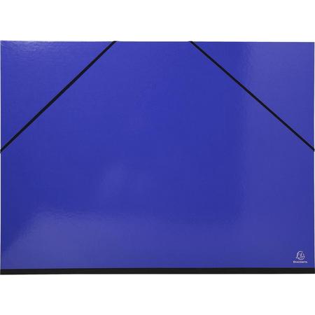Tekenmap A2 - 52 x 72 cm - met Elastieken - Donderblauw