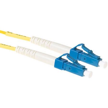 ACT RL9990 0.5m LC LC OS2 Geel, Blauw, Wit Glasvezel kabel