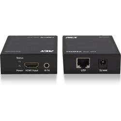   HDMI 1.4 extender set, single Cat6, 60 meter, 3D en IR ondersteuning AC7810