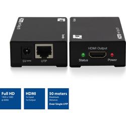  HDMI extender set, single Cat6, 50 meter, 3D ondersteuning AC7800