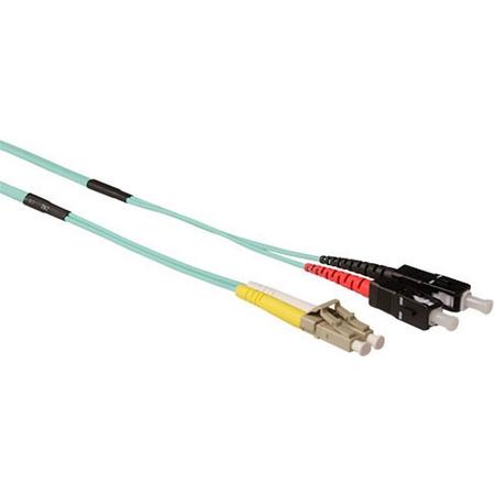 ACT RL5205 Glasvezel kabel 50 m OM3 2x LC 2x SC Blue,Black,Red,White,Yellow