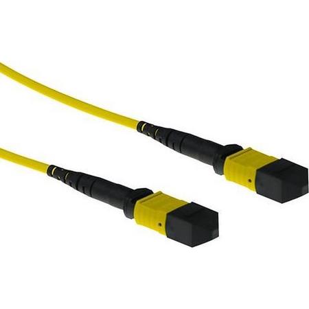 ACT RL7781 Glasvezel kabel 1 m OS2 MPO/MTP Geel