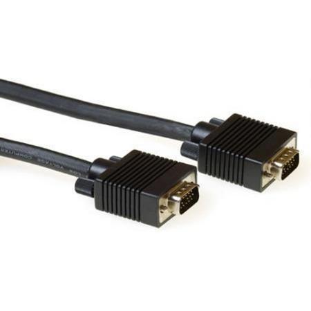 Advanced Cable Technology VGA connection cable male-male black 1.8 m