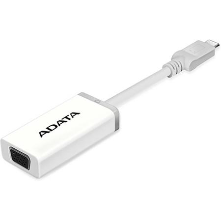 ADATA ACVGAPL-ADP-CWH USB C VGA Wit kabeladapter/verloopstukje