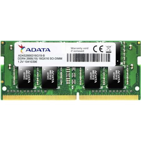 ADATA AD4S2666316G19-S geheugenmodule 16 GB DDR4 2666 MHz