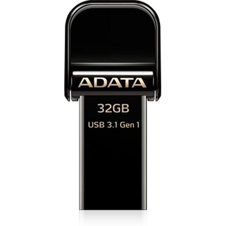 ADATA AI920 32GB 32GB USB 3.0 (3.1 Gen 1) USB-Type-A-aansluiting Zwart USB flash drive