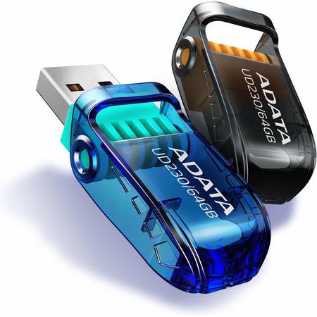ADATA UD230 USB flash drive 16 GB 2.0 USB-Type-A-aansluiting Zwart