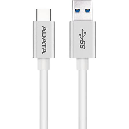 ADATA USB-C - USB 3.0, 1m 1m USB C USB A Mannelijk Mannelijk Wit USB-kabel