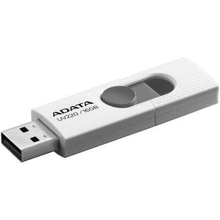 ADATA UV220 16GB USB 2.0 Capacity Grijs, Wit USB Flash Drive