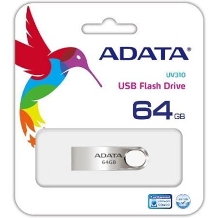ADATA UV310 16GB USB 3.1 Zilver USB Stick Flash Drive