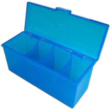 Blackfire 4-Compartment Storage Box Blue