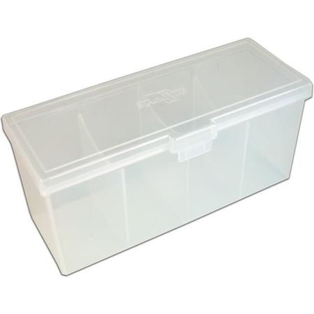 Blackfire 4-Compartment Storage Box Clear