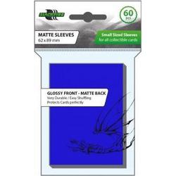 Blackfire Sleeves Small Glossy Front Matte Back Blue (60) (62x89mm)