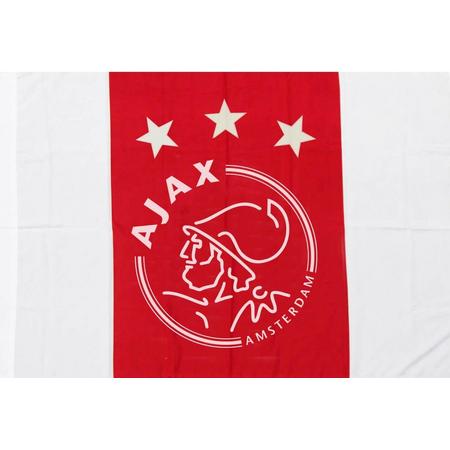 Ajax vlag 100x150cm - wit/rood/wit
