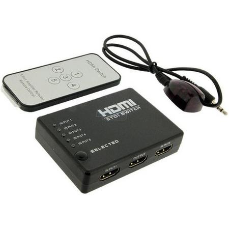 HDMI Switch 5 -1 met afstandsbediening