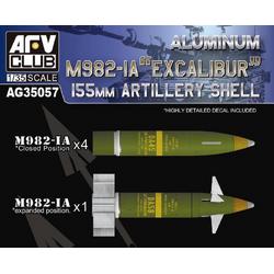 1:35 AFV Club AG35057 Aluminum M982-IA - Excalibur - 155mm Artillery Shell Plastic kit