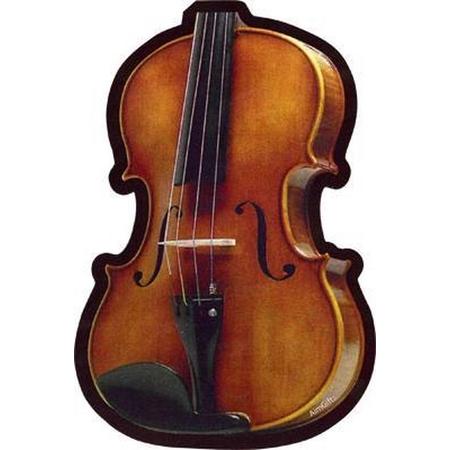 Muismat uitgesneden viool