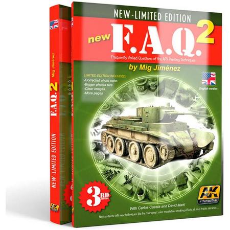 AFV Painting Techniques F.A.Q. 2 Limited Edition - English - 320pag - AK-038